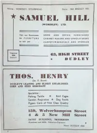  ??  ?? Ads for Samuel Hill and Thomas Henry