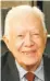  ??  ?? Former President Jimmy Carter is 90 years old.