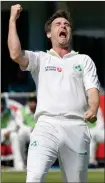  ??  ?? HISTORIC: Tim Murtagh bowled Ireland’s first ball