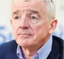  ??  ?? CRITIC
Ryanair boss Michael O’leary