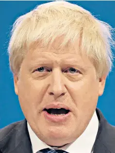  ??  ?? Boris Johnson, the Foreign Secretary, is descended from Anna Bischoff, who died in 1787 and whose body was mummified by its high mercury content
