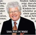  ??  ?? Univ. Prof. M. Walzl