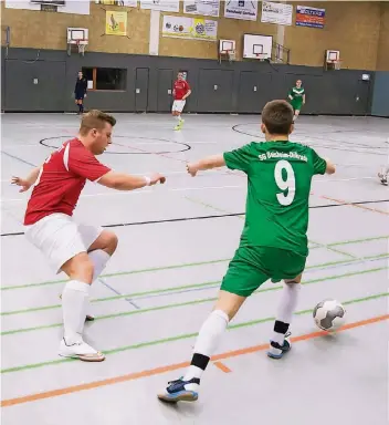  ?? FOTO: ARCHIV ?? Am Sonntag rollt der Fußball in Nettetal wieder in der Halle.