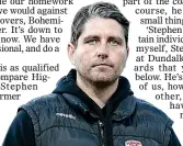  ?? ?? IT’S IN THE DETAILS: Derry boss Higgins