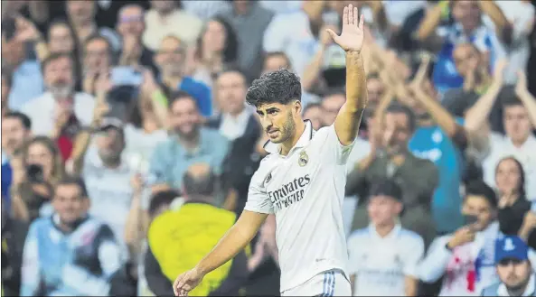  ?? Foto: ap ?? Marco Asensio acaba contrato el próximo verano y a partir del mes de enero podrá firmar libre por cualquier club. el Barça lo tiene en su agenda como posible fichaje