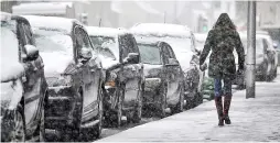  ??  ?? The Beast from the East gripped parts of the UK in February last year and there could be more severe weather on the way