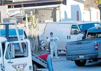  ?? /JOSÉ LUIS CAMARILLO ?? Localizaro­n un cadáver en Mariano Matamoros Norte