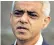  ??  ?? Mayor of London Sadiq Khan is facing criticism over the level of violent crime