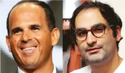  ?? | FILE PHOTOS ?? Marcus Lemonis ( left) is looking to buy out Bow Truss founder Phil Tadros.