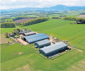  ??  ?? OPPORTUNIT­Y: The 560-acre Ranna Farm is on The MacRobert Trust estate, Tarland.