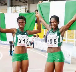  ??  ?? Nigeria’s athletes at AYAC 2013