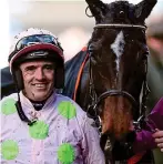  ?? PA ?? Winning smile: Ruby Walsh with Benie Des Dieux last year