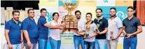  ??  ?? Overall Winners - Team IT Systems - Sampath Bank PLC