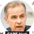  ??  ?? CARE Mark Carney