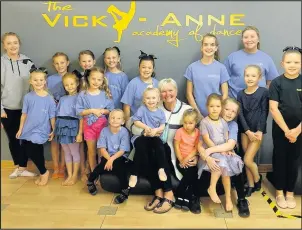  ??  ?? Olivia Bevington, a student at the Vicky-Anne Dance and Drama Academy, has been dancing since the age of two, and decided she wanted to raise money to support VickyAnne Martin, who was diagnosed with Non-Hodgkin’s Lymphoma in March