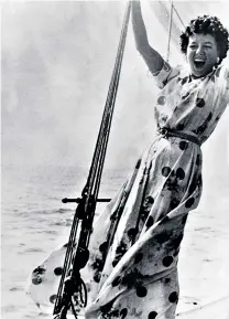  ??  ?? Amoral and idle: Claretta Petacci, Mussolini’s last mistress, at the seaside in the Forties