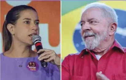  ?? REPRODUÇÃO ?? Raquel Lyra (PSDB) e Lula (PT): novas gestões vindas da oposição