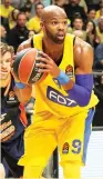  ?? (Adi Avishai) ?? THE PLAY of center Alex Tyus is one of the main reasons Maccabi Tel Aviv leads the Euroleague in rebounding and blocked shots entering tonight’s clash at CSKA Moscow.