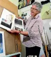  ?? PHOTO: WARWICK SMITH/STUFF ?? Annabel Neall, in her Palmerston North studio.