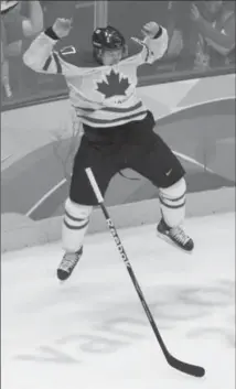  ?? CANADIAN PRESS FILE PHOTO ?? Canada’s Sidney Crosby and an entire nation celebrate his goal in overtime against the United States at the 2010 Vancouver Games.