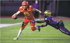  ?? DENIS POROY ?? Colman Smith (19) and his Cathedral Catholic teammates are ranked seventh in the state of California and ninth in the nation by MaxPreps.