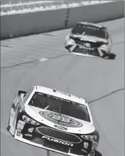  ?? ASSOCIATED PRESS ?? KEVIN HARVICK LEAD DRIVERS auto race March 4 in Las Vegas. during a NASCAR Cup series