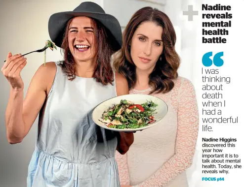  ?? CHRIS SKELTON / SUPPLIED ?? Black Stick Pippa Hayward and Sunday Star-Times columnist Nadine Higgins are speaking up about their mental health battles to encourage others to get help.