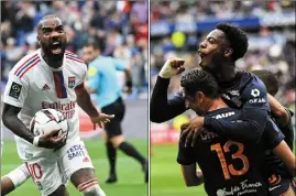  ?? (Photos AFP) ?? Lacazette et Wahi ont fait parler la poudre : 8 buts à eux deux.