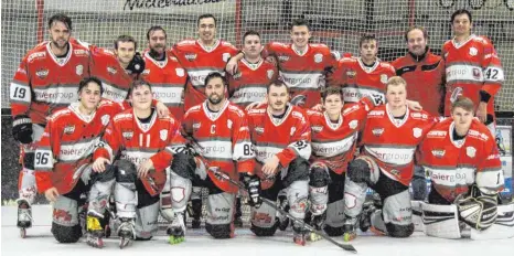  ?? FOTO: RV SPAICHINGE­N ?? Die Spaichinge­r Badgers nach ihrem 5:2-Coup im Hinspiel des Play-off-Viertelfin­ales gegen die Berlin Unitas.