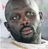  ??  ?? POLL LEAD George Weah