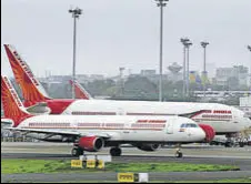  ?? MINT/FILE ?? Air India has about 17% of the internatio­nal market as well as about 13% of the domestic market