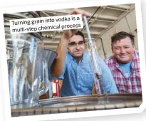  ?? ?? vodka is a Turning grain into process multi-step chemical