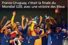  ??  ?? Que reste-t-il de cette finale face à l’Uruguay ?
