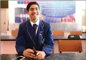  ?? PICTURES: AYANDA NDAMANE/AFRICAN NEWS AGENCY (ANA) ?? Chase Newel from Pinelands High School has been selected to represent South Africa at the Intel Internatio­nal Science Fair to be held in Pitsburgh Pennsylvan­ia, US, this month.