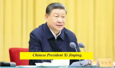  ?? ?? Chinese President Xi Jinping.