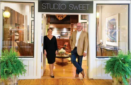  ?? PHOTO PROVIDED ?? Jonathan and Tara Sweet are the owners of Studio Sweet in downtown Saratoga Springs.