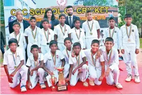  ??  ?? Kingfisher Cricket Academy, emerged runners-up of the tournament, after a good run in the tournament, before being shot out cheaply in the final agains NCC