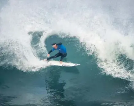  ??  ?? SWELL RIDE, DUDE: Jordy Smith made history for South Africa over Easter when he won the Rip Curl Pro Bells Beach Classic in Australia.