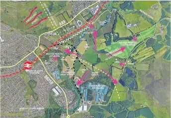  ??  ?? Location The third potential site at Wester Moffat