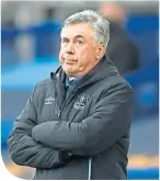  ??  ?? Carlo Ancelotti has challenges