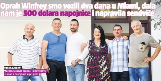  ??  ?? PRAVA LJUBAV
Marijan se nada pronaći ljubav kakvu je imao s pokojnom suprugom