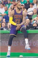  ?? CHARLES KRUPA/ASSOCIATED PRESS ?? LeBron James and the Cavaliers have met little resistance so far in the NBA playoffs.