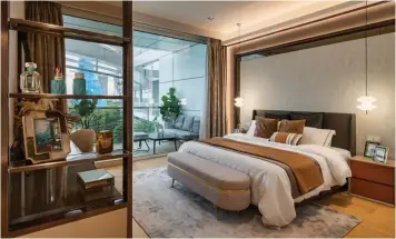  ?? ?? Eden Residences Capitol won the company a gold award at the recent 2023 Muse Design Awards, under the Interior Design – Residentia­l category