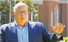  ?? LLOYD FOX/BALTIMORE SUN ?? Gov. Larry Hogan tries to present himself as a champion of bipartisan­ship.