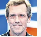  ??  ?? CBE House star & comic Hugh Laurie