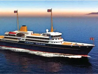  ?? ?? > Plans for a new national flagship to succeed the Royal Yacht Britannia, have been ditched – Q4