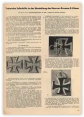  ??  ?? ■ A period trade and technical publicatio­n detailing Iron Cross constructi­on.