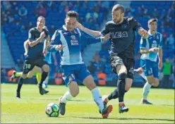  ??  ?? 90 MINUTOS. Sergio García, la jornada pasada ante el Alavés.