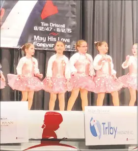  ??  ?? Scenes from the 2018 St. Jude Telethon at Torrington High School include a group of local dancers. The 40th annual event is set for March 3.