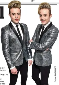  ??  ?? Outrage: Jedward suggested destroying JK Rowling’s new book